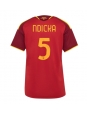 Ženske Nogometnih dresov AS Roma Evan Ndicka #5 Domači 2026-27 Kratki rokavi Ženske Nogometnih dresov AS Roma Evan Ndicka #5 Domači 2026-27 Kratki rokavi